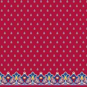 Çelebizade Pitan Saflı Cami Halısı Kırmızı