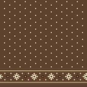 Çelebizade Sardunya Saflı Cami Halısı Kahve