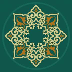 Çelebizade Kamelya Göbekli Cami Halısı Yeşil