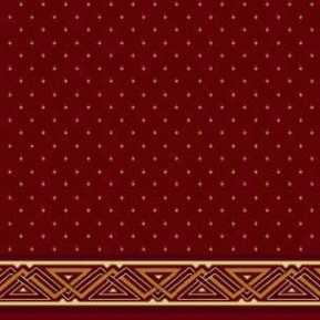 Çelebizade Çağla Saflı Cami Halısı Koyu Bordo