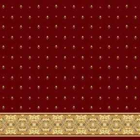 Çelebizade Gelincik Saflı Cami Halısı Koyu Bordo