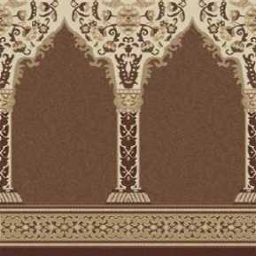 Çelebizade Buket Mihraplı Cami Halısı Koyu Bej