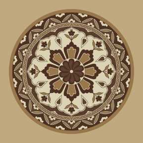 Çelebizade Lale Göbekli Cami Halısı Bej