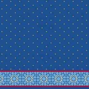 Çelebizade Anema Saflı Cami Halısı Mavi