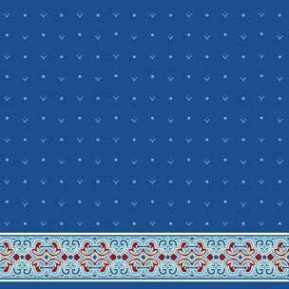 Çelebizade Gelincik Saflı Cami Halısı Koyu Mavi