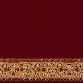 Çelebizade Menekşe Saflı Cami Halısı Koyu Bordo