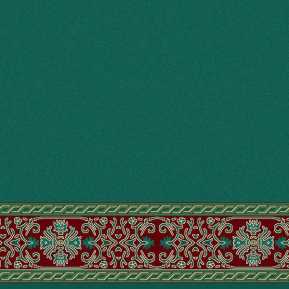 Çelebizade Menekşe Saflı Cami Halısı Yeşil