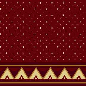 Çelebizade Reyhan Saflı Cami Halısı Koyu Bordo