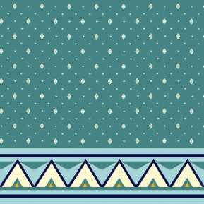 Çelebizade Reyhan Saflı Cami Halısı Turkuaz