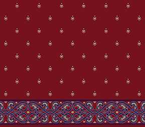 Saflı Akrilik Cami Halısı S102BORDO