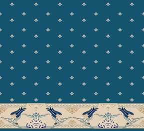 Saflı Akrilik Cami Halısı S111KOYUMAVI