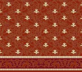 Saflı Akrilik Cami Halısı S112KIREMIT