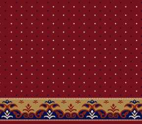 Saflı Akrilik Cami Halısı S121BORDO