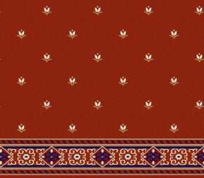 Saflı Akrilik Cami Halısı S124KIREMIT