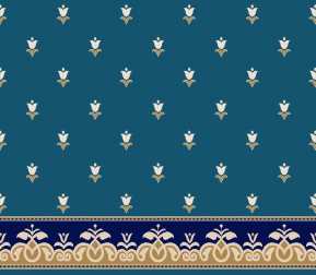 Saflı Akrilik Cami Halısı S129KOYUMAVI