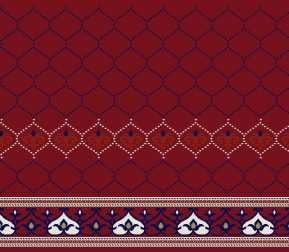 Saflı Akrilik Cami Halısı S134BORDO