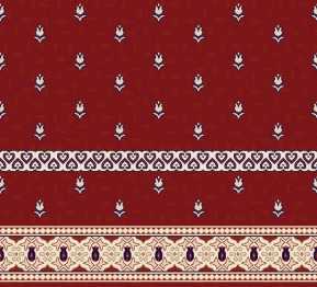 Saflı Akrilik Cami Halısı S139BORDO