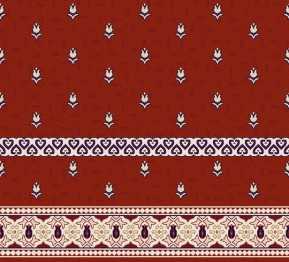 Saflı Akrilik Cami Halısı S139KIREMIT