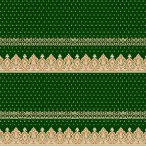 334 Yeşil Saflı Akrilik Cami Halısı