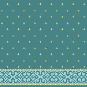 Çelebizade Şehzade Saflı Cami Halısı Turkuaz