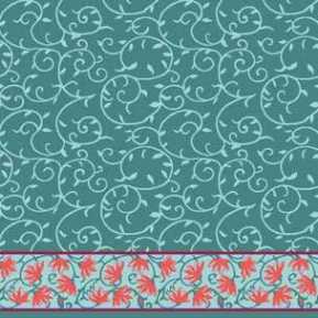 Çelebizade Burçak Saflı Cami Halısı Turkuaz