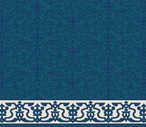 Myfloor S114-Koyu Mavi Saflı Cami Halısı