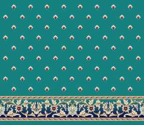 Myfloor S120-Açık Çini Saflı Cami Halısı