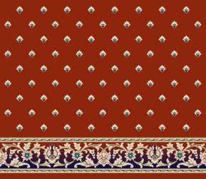 Myfloor S120-Kiremit Saflı Cami Halısı