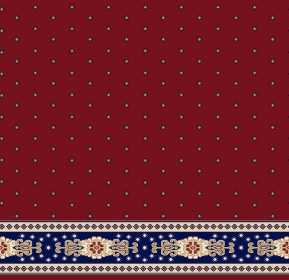 Myfloor S103-Bordo Saflı Cami Halısı