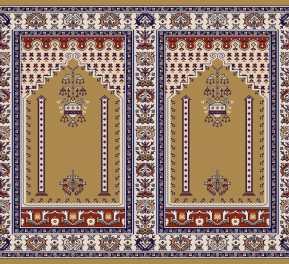 Myfloor S143-Hardal Mihraplı Cami Halısı