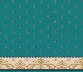 Myfloor S106-Koyu Çini Saflı Cami Halısı