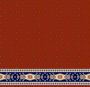 Myfloor S103-Kiremit Saflı Cami Halısı
