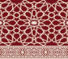 Myfloor S131-Bordo Saflı Cami Halısı