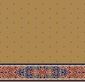 Myfloor S125-Hardal Saflı Cami Halısı