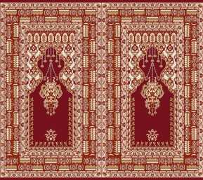 Myfloor S144-Bordo Mihraplı Cami Halısı