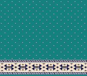 Myfloor S119-Koyu Çini Saflı Cami Halısı