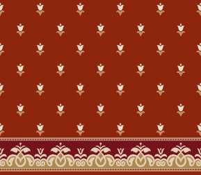 Myfloor S129-Kiremit Saflı Cami Halısı