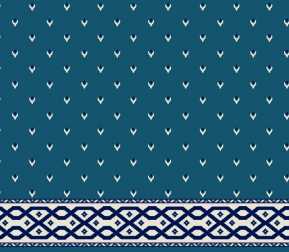 Myfloor S109-Koyu Mavi Saflı Cami Halısı