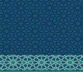 Myfloor S130-Koyu Mavi Saflı Cami Halısı