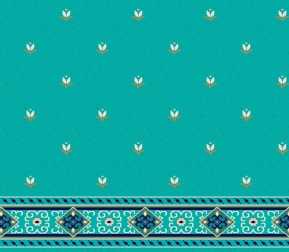 Myfloor S124-Açık Çini Saflı Cami Halısı