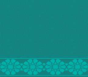 Myfloor S122-Koyu Çini Saflı Cami Halısı