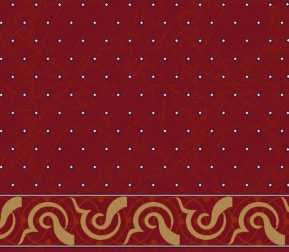 Myfloor S115-Bordo Saflı Cami Halısı