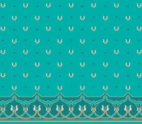 Myfloor S118-Açık Çini Saflı Cami Halısı