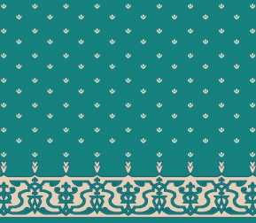 Myfloor S107-Koyu Çini Saflı Cami Halısı