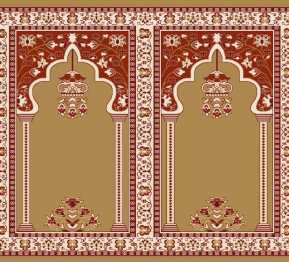 Myfloor S142-Hardal Mihraplı Cami Halısı