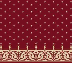 Myfloor S107-Bordo Saflı Cami Halısı