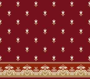 Myfloor S129-Bordo Saflı Cami Halısı
