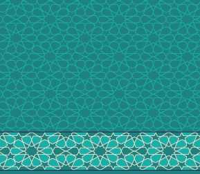 Myfloor S130-Koyu Çini Saflı Cami Halısı
