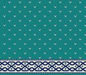 Myfloor S109-Koyu Çini Saflı Cami Halısı