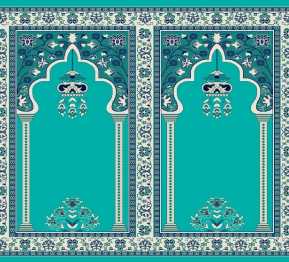 Myfloor S142-Açık Çini Mihraplı Cami Halısı